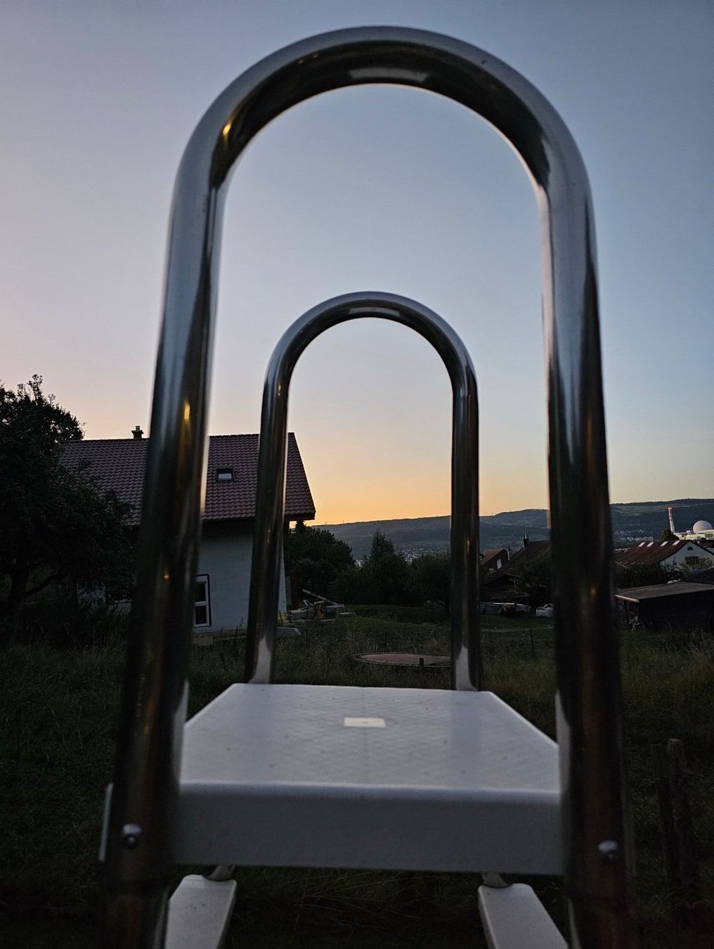 Scale: Edelstahlleiter für Pool – Usato da Leibstadt venduto da oeschi14 8
