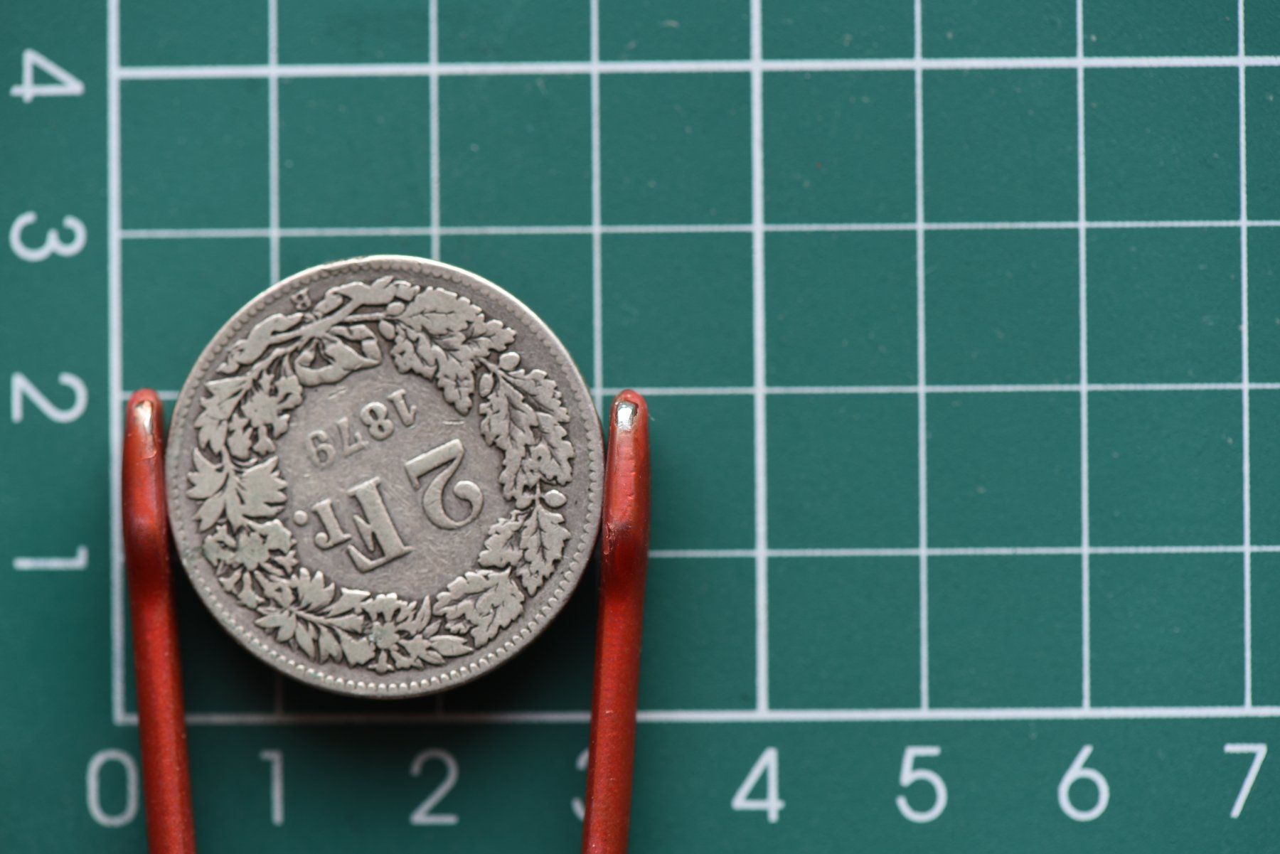 Tutti le monete: prägefehler 835er silber 2 franken 1879 – Usato da Laupen BE venduto da Gufi57 2