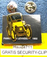 PANHARD & LEVASSOR 1902 AUTO PIN GLASIERT MIT SECURITY-CLIP