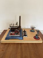 Wilesco Dampfmaschine D10 mit Zubehör Säge & Bohrer 🔝💨