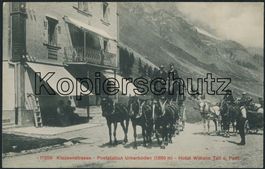 UR Urnerboden - Post - Postkutsche - Kutsche - Klausen Pass