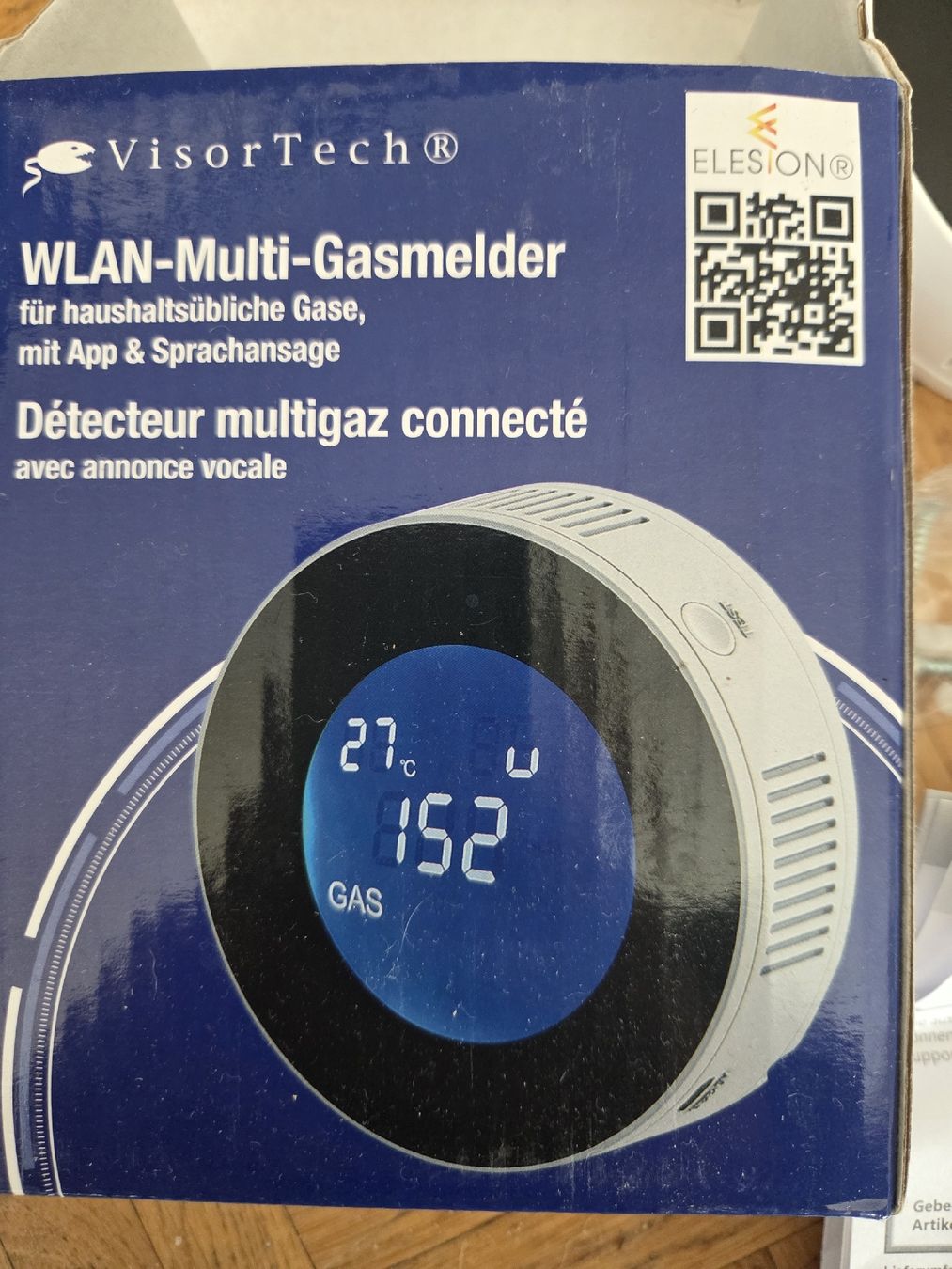 Messen: VisorTech WLAN-Multi-Gasmelder – Gebraucht aus Zürich von Shiva79 1