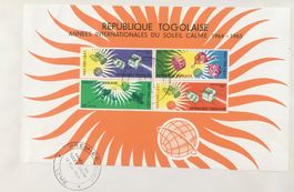 ALTER BRIEFUMSCHLAG REPUBLIQUE TOGOLAISE 1964-1965
