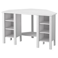 IKEA Brusali white corner desk