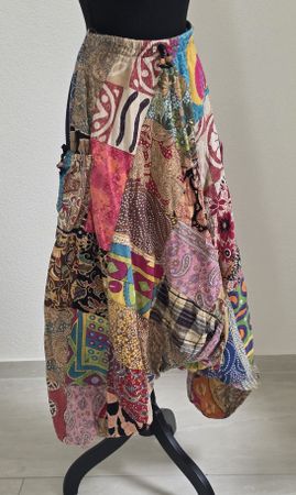 Hose Yoga Hippie Boho Goa 100%Baumwolle Haremshose XS-L