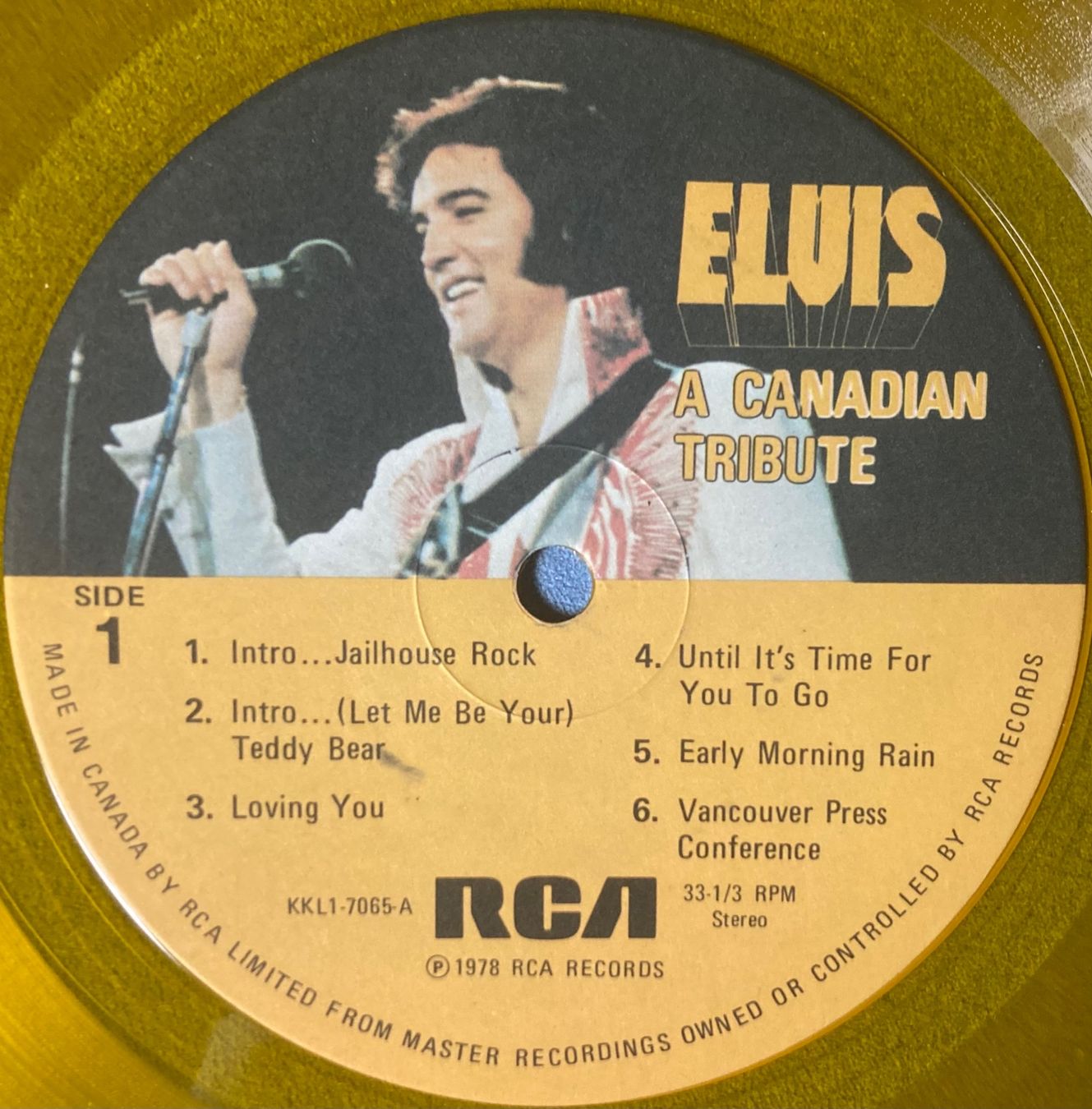 Dischi in vinile: ELVIS PRESLEY - A CANADIAN TRIBUTE – Usato da Poliez-Pittet venduto da Newtown-Records 4