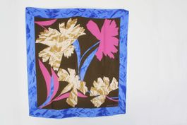 Christian Fischbacher Seidentuch - Foulard/Carre mit Blumen