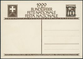 1929 - Pro Patria - Bundesfeierkarte - Entwertet