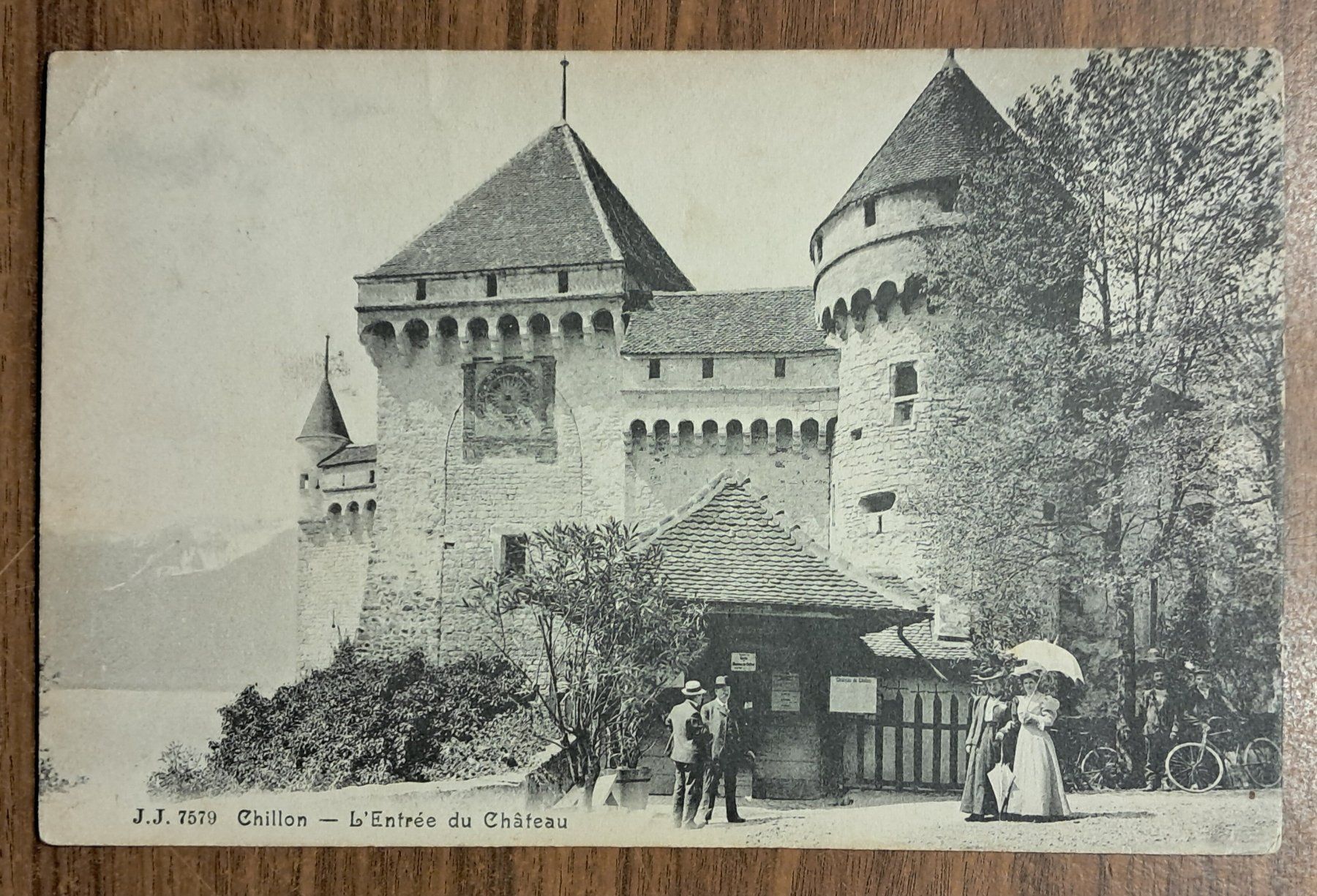 Ansichtskarten: CHILLON 1913 ANIMEE!!! - QUELQUES DÉFAUTS – Gebraucht aus Ponto Valentino von giorgia06