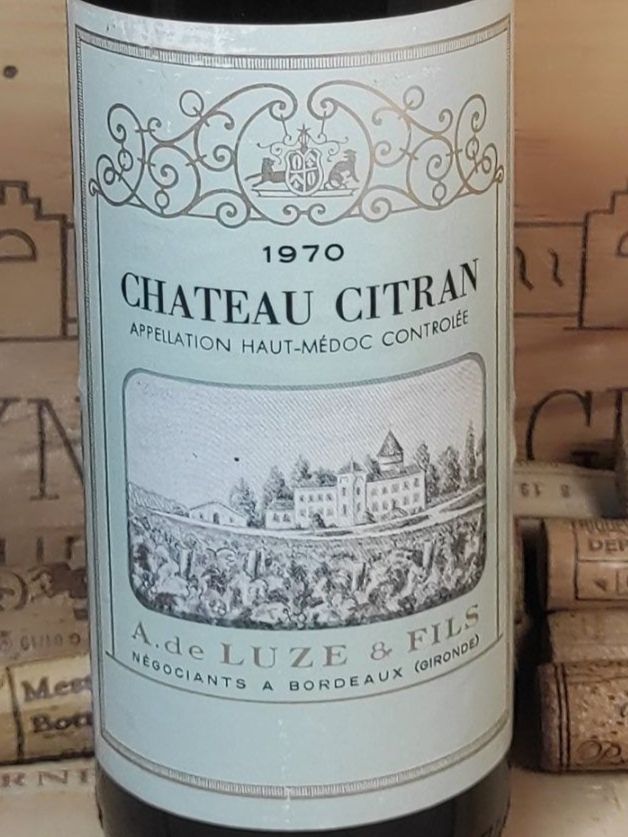 Wein: 1970 Haut Medoc Chateau Citran – Neu (gemäss Beschreibung) aus Büsserach von Vintage-vins
