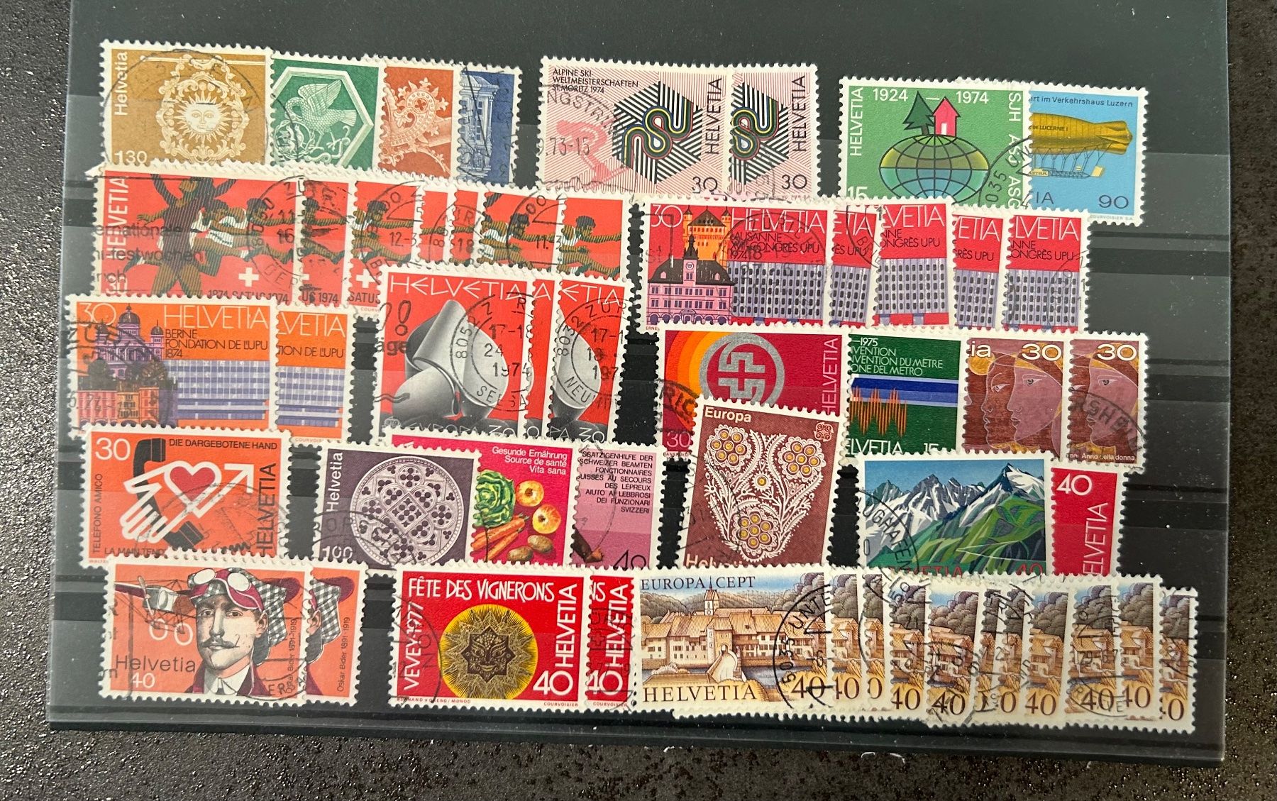 Tutti i francobolli: Kleines Lot div. Schweizer Briefmarken (1) – Usato da Reinach AG venduto da Polarstern1 6