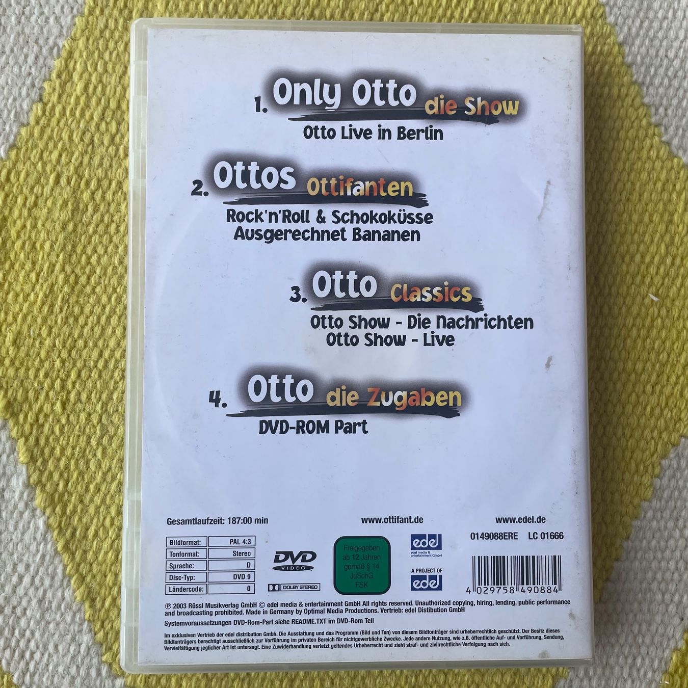 Tutti i DVDs: OTTO-DVD DIE DVD – Usato da Rorschacherberg venduto da CD-Roli 1
