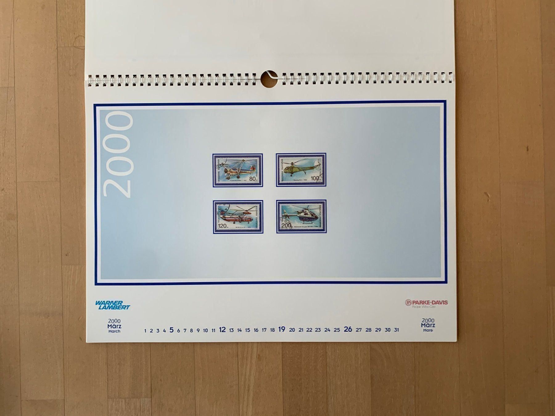 Tutti i francobolli: Briefmarkenkalender 2000 – Usato da Zollikon venduto da Xblanka 4