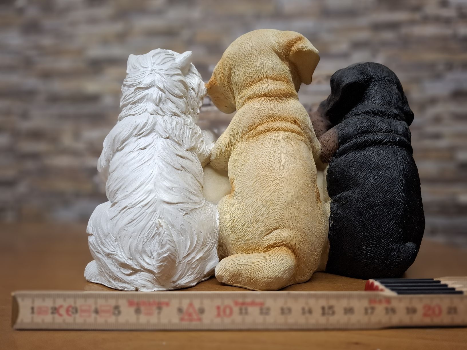 Figuren: Süsse Hunde-Deko "Welcome" – Gebraucht aus Brunnen von Fasan72 1