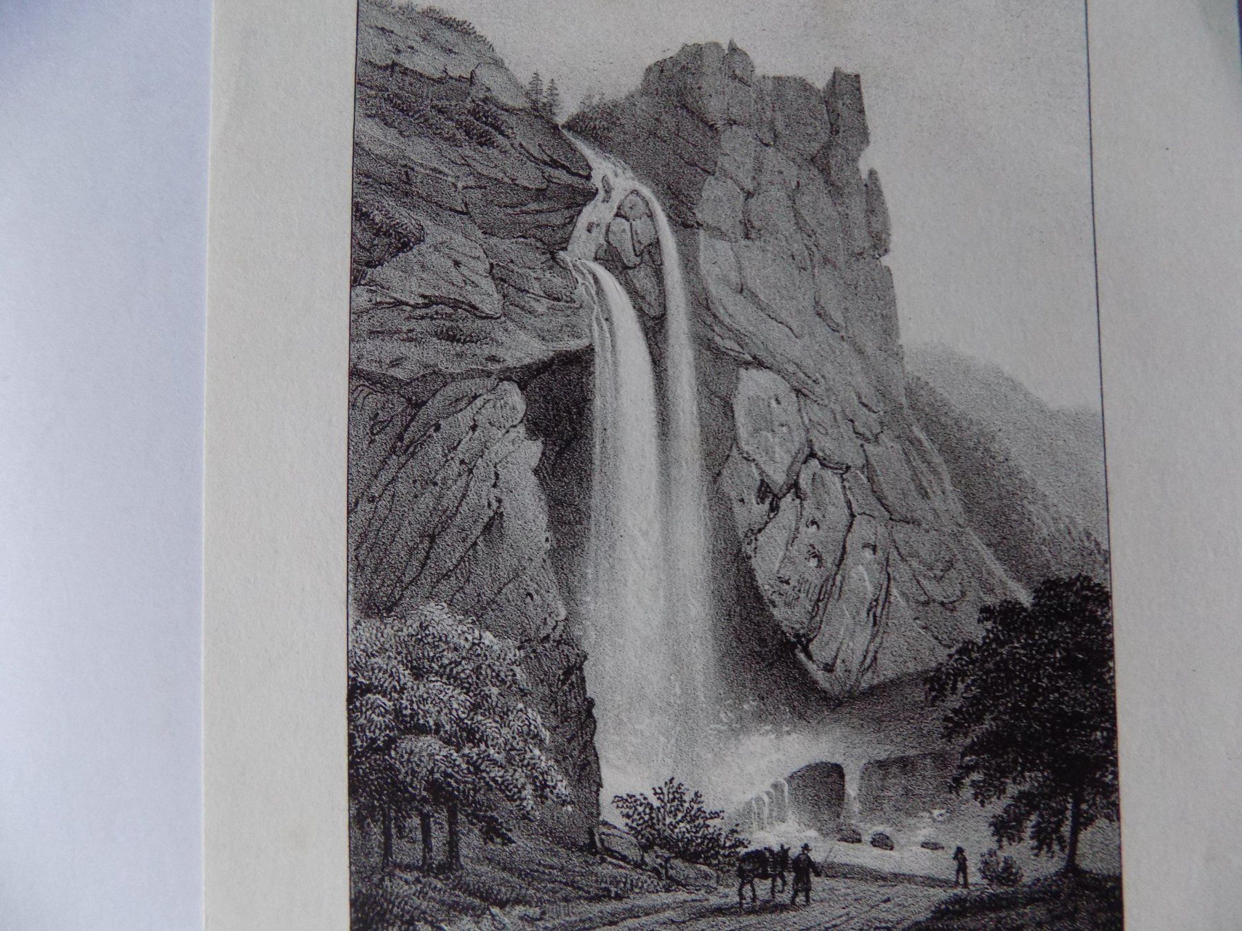 Stiche: Cascade de Cuoz Chambery von Dubios – Gebraucht aus Risch von Antikfee 5