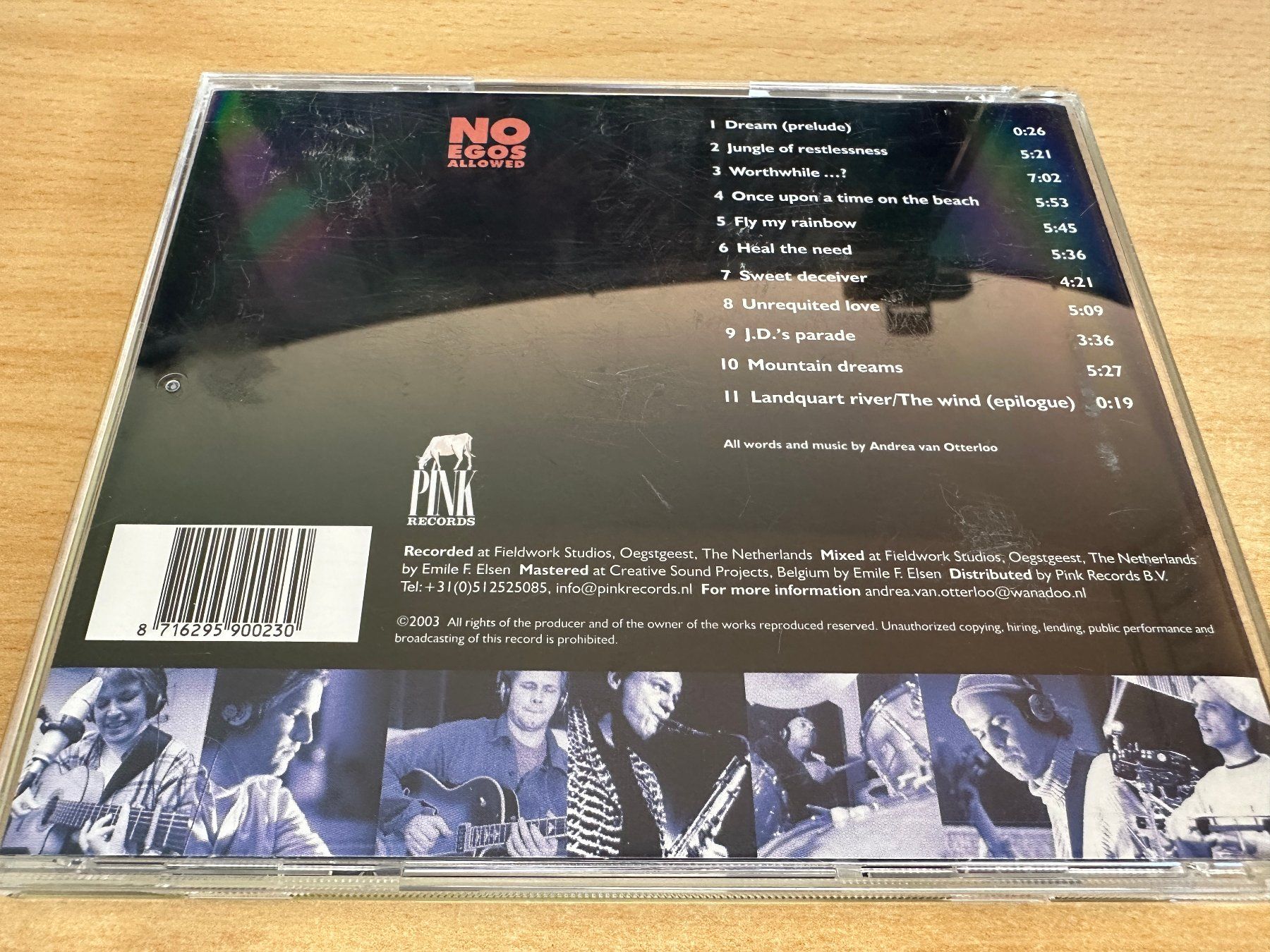 CD: Andrea van Otterloo – No Egos Allowed – Usato da Rikon im Tösstal venduto da Alpenmutz 1