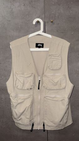 Stussy Weste beige Gr. M gebraucht