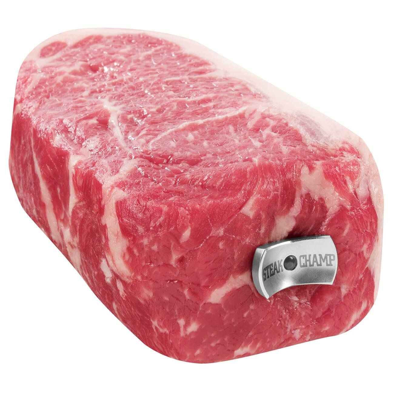 Altro per la casa: SteakChamp 3 Farben LED Fleischthermometer Schwarz – Nuovo e nell'imballaggio originale da Wittenbach venduto da Azado
