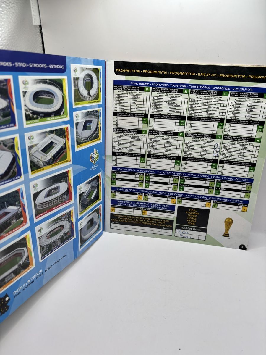 Panini Album: Album Panini Coupe du Monde 2006 Complet – Usato da Genève venduto da sho_67qj 2