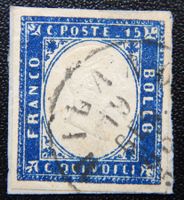 Italien Kat. 14 gest. 1863 Kat. 45 Euro