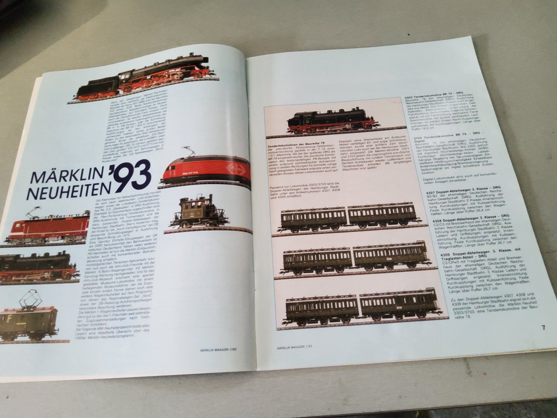 Zeitschriften & Magazine: Märklin Magazin 1/93 – Gebraucht aus Grüningen von VENOM59 1