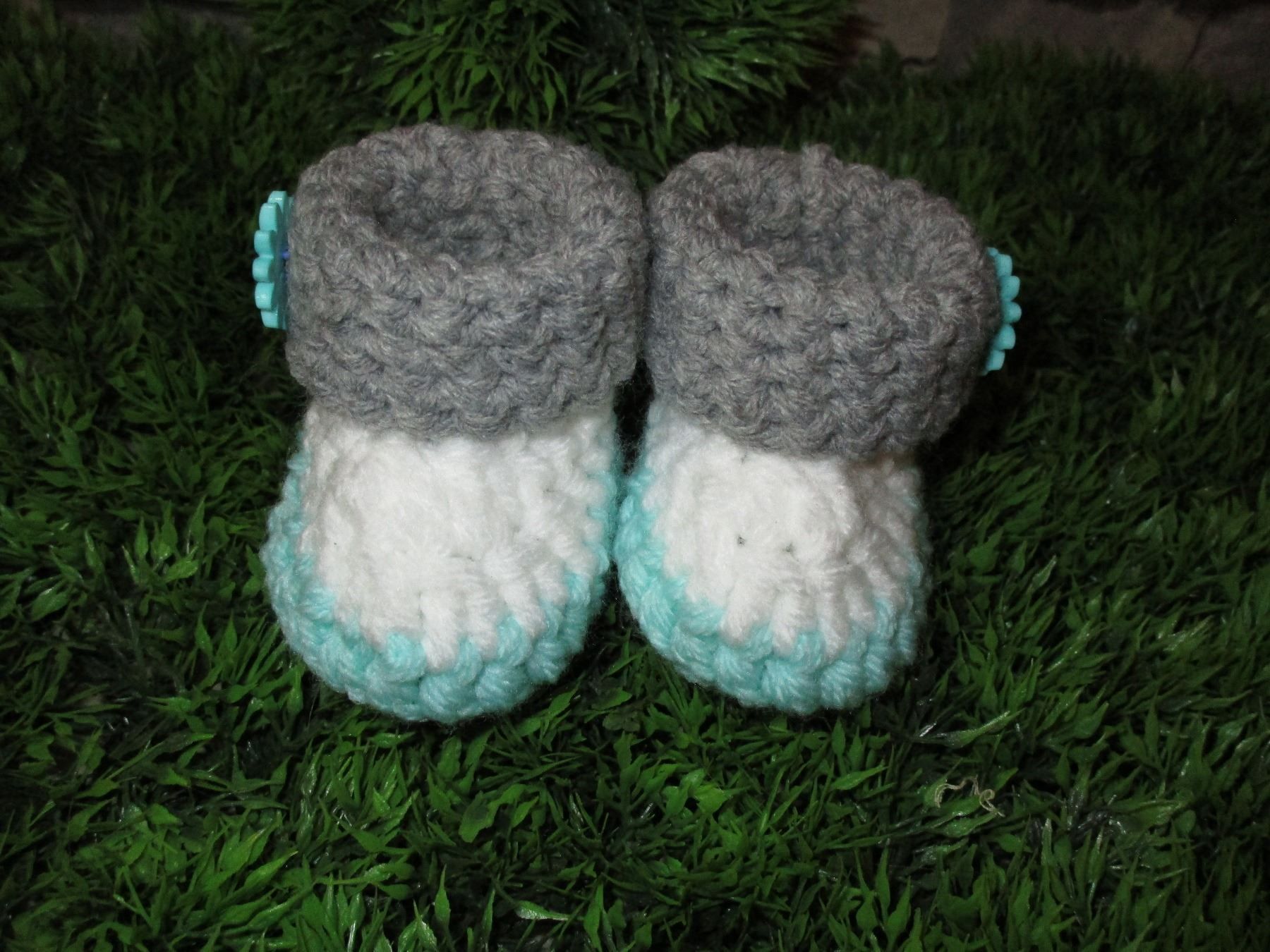 Calze per bambini: Babyschuhe Hand gehäkelt (8cm) – Nuovo (secondo la descrizione) da Leuk Stadt venduto da Simone_RZ 1