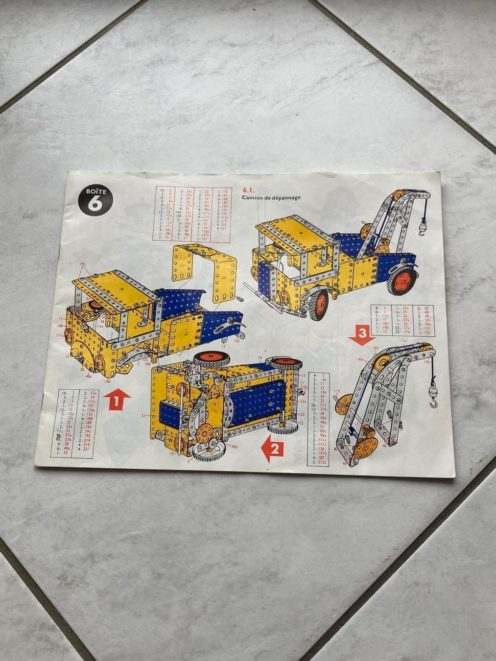 Meccano Kit di costruzioni: Grande boite de Meccano, 6 Modèles de construction – Usato da Bassecourt venduto da CALUMET-X 7