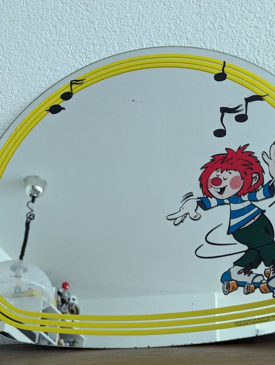 Specchi: Vintage Pumuckl Spiegel 1987 – Selten & Rarität – Usato da Erlinsbach SO venduto da Meytalien 1