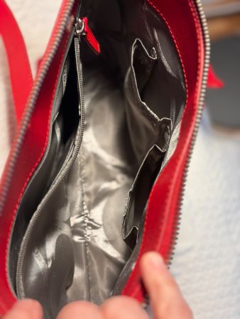 Sac Sequoia cuir rouge