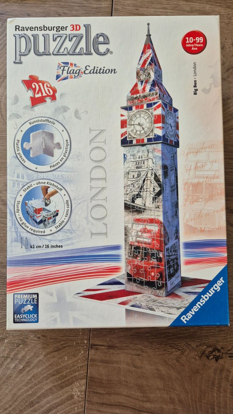 Ravensburger Puzzles: Ravensburger 3D Puzzle London Flag Edition – Gebraucht aus Adelboden von afkcamper