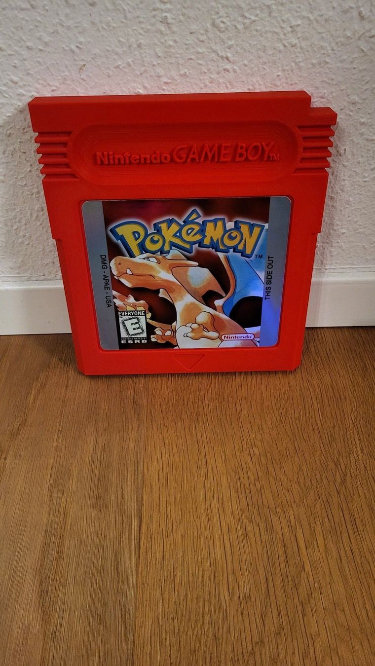 Nintendo Spiele: Game Boy Wandbild XXL Pokemon Rot – Gebraucht aus Münsingen von Heroism2010