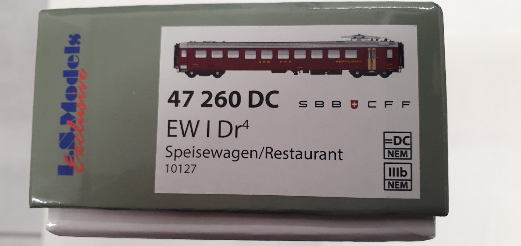 LS Models Modellini di ferrovie: LS Models 47260 DC  SBB EW I  Dr4 10127 rot, Ep.III – Nuovo e nell'imballaggio originale da Würenlos venduto da jub_nd5j 1