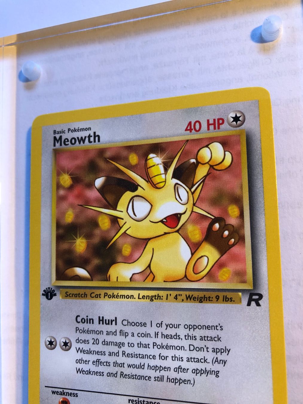Sammelbilder & Trading cards: Meowth 1st Team Rocket - MINT - ab 1.- – Gebraucht aus Giubiasco von dan_pr8b 3