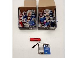 32x LED Taschenlampen, diverse Farben mit AAA Batterien