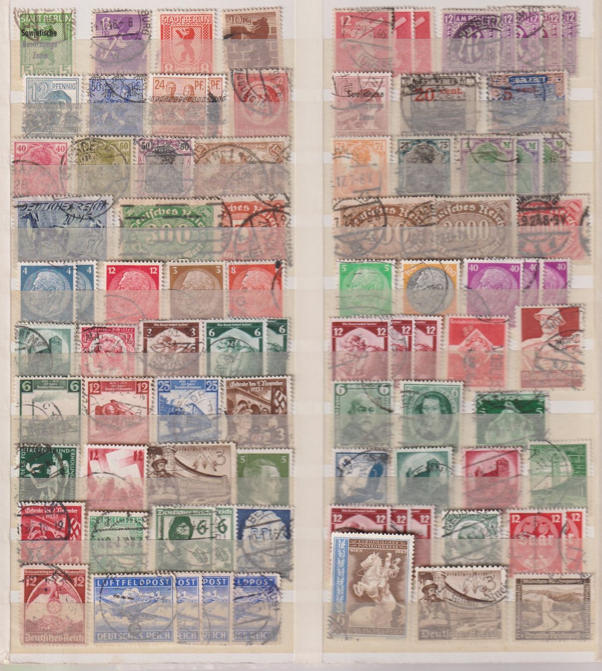 Tutti i francobolli: Doubletten-Lot deutsches Reich usw. 21/3 – Usato da Koblenz venduto da Boerse6 1