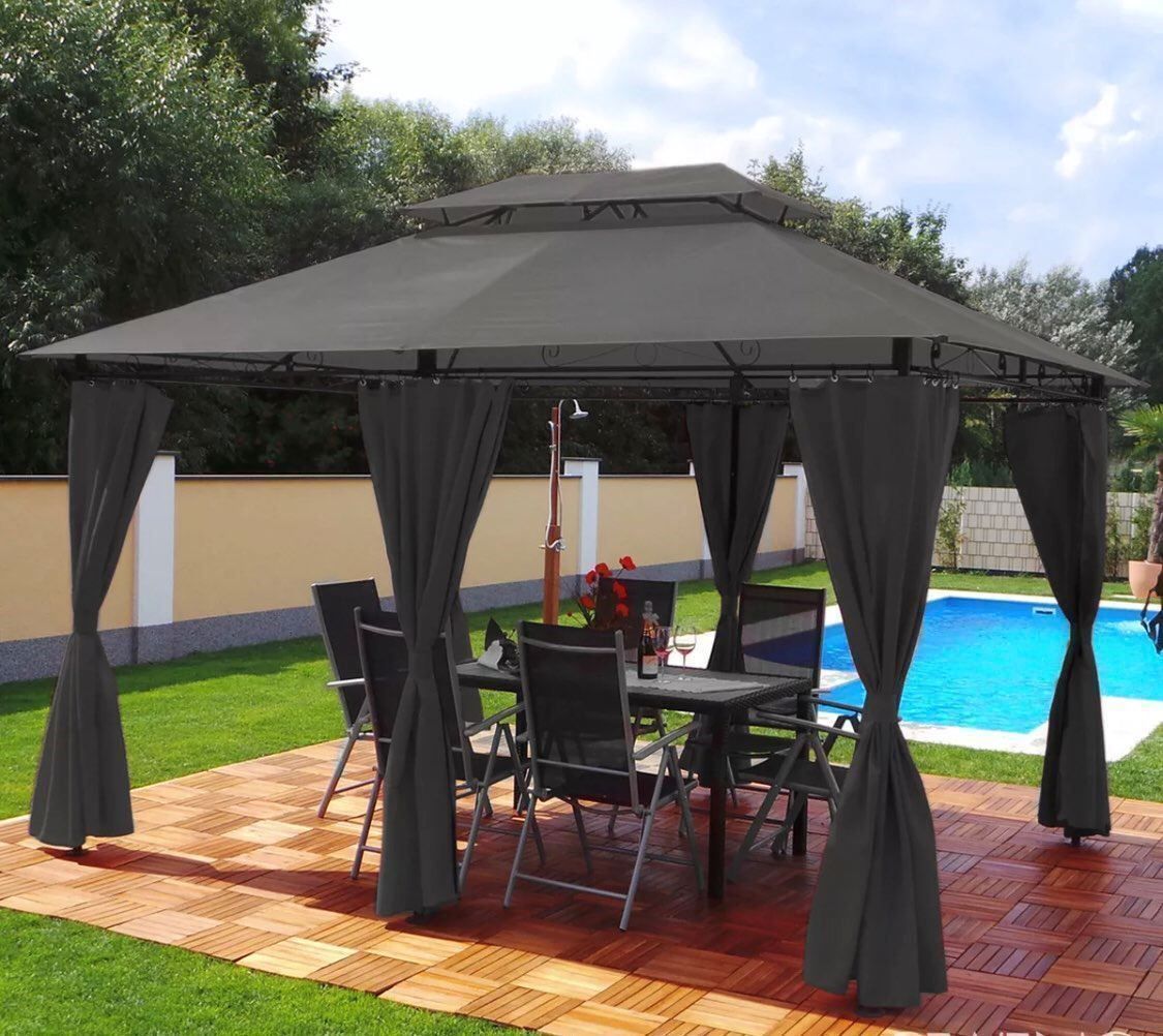 Tende & Padiglioni: +Pavillon inkl Solar Beleuchtung – Nuovo e nell'imballaggio originale da Amriswil venduto da JaJa-Express 2
