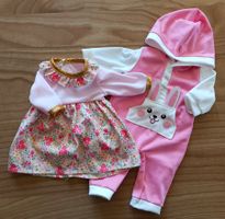 Einteiler und Kleid für Puppen 35-43cm, neu