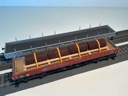 H0 Ladegut für Flach- und Rungenwagen / Märklin etc.