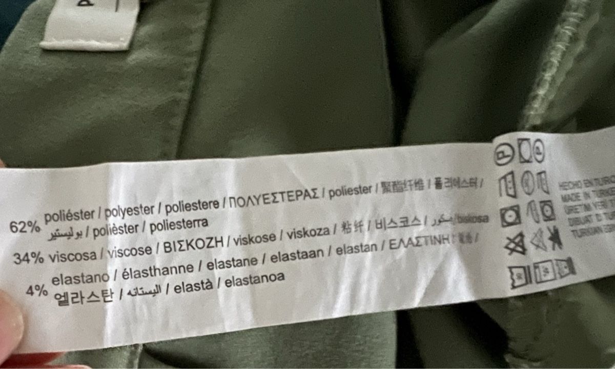 Pull&Bear Hosen: Stoffhose von PULL&BEAR Mittelgrün – Gebraucht aus Freidorf TG von Iris1970 4