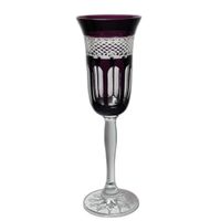Sektgläser, Champagnegläser 150ml, farbig Aubergine, 6Stk.