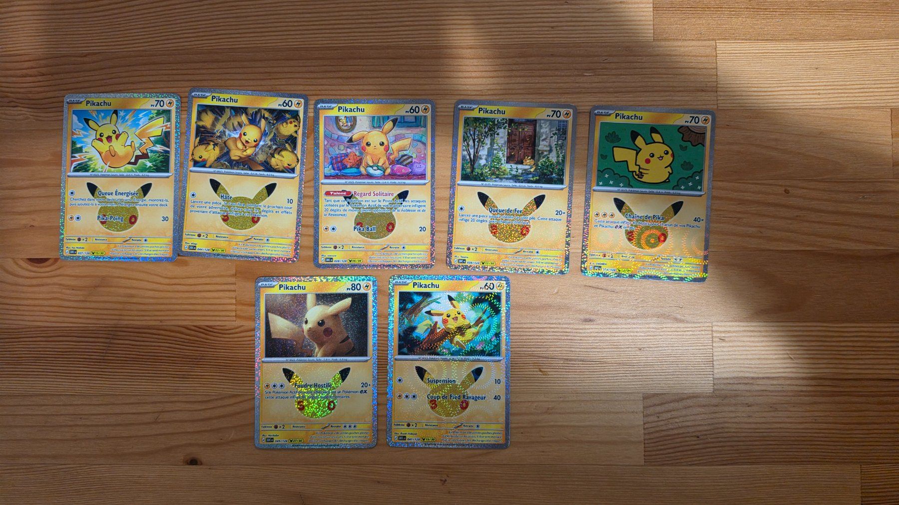 Pokémon Sammelbilder & Trading cards: Lot de 7 pikachu sans double – Gebraucht aus Alle von Mystic84