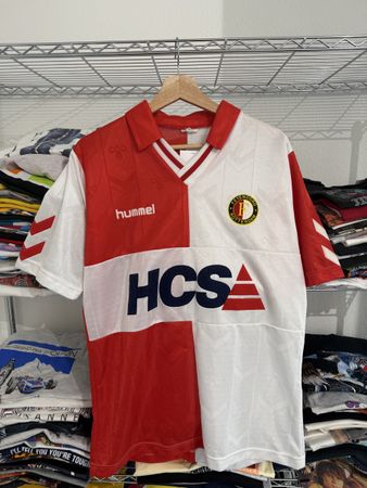 80’s Vintage Hummel Feyenoord Rotterdam Jersey Size L