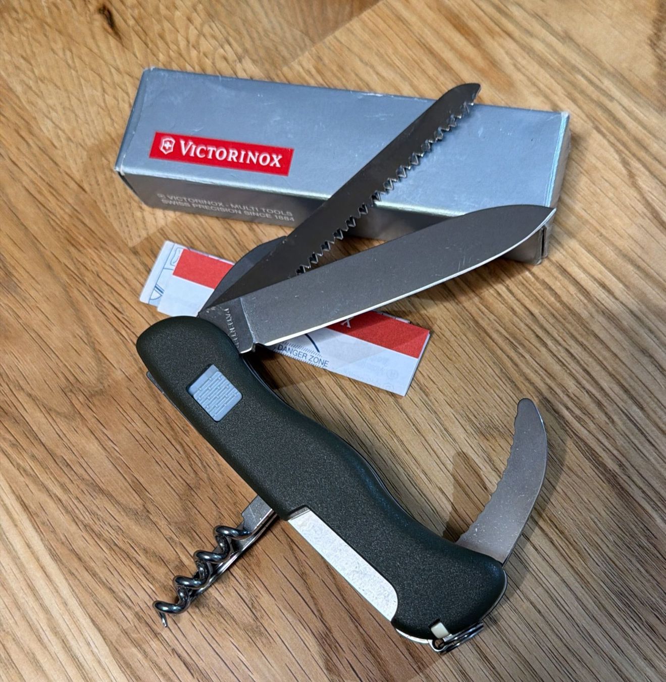 Victorinox Coltelli tascabile: VICTORINOX SACKMESSER HUNTER GREEN – Usato da Zürich venduto da Frei-Occasionen 4