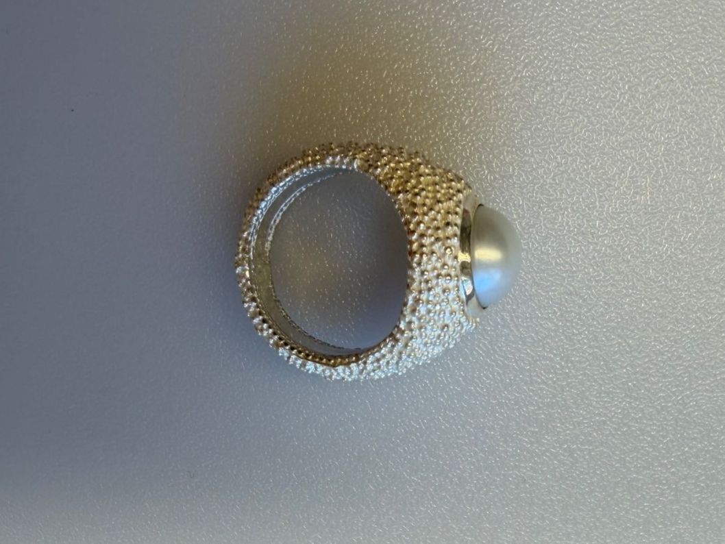 Bagues: Ring mit Perle 925 Silber Grösse 58 – D'occasion à St. Gallen par galluswatches 2