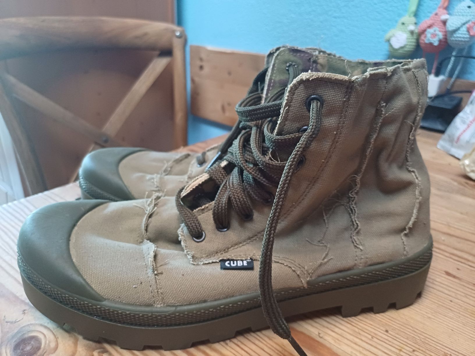 Cube Scarpe da uomo: Snikers  marque Cube taille 42 vert neuf – Nuovo e nell'imballaggio originale da Marin-Epagnier venduto da Babaa 1