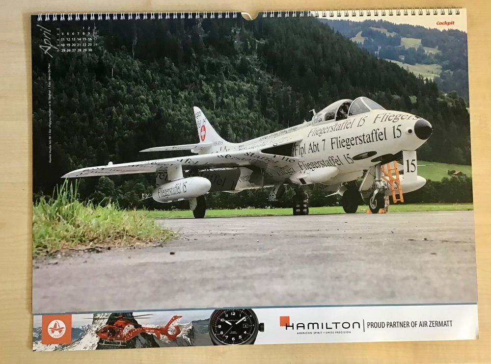 Flugzeug Kalender Schweizer Oldtimer - Cockpit Edition 2016 | Kaufen
