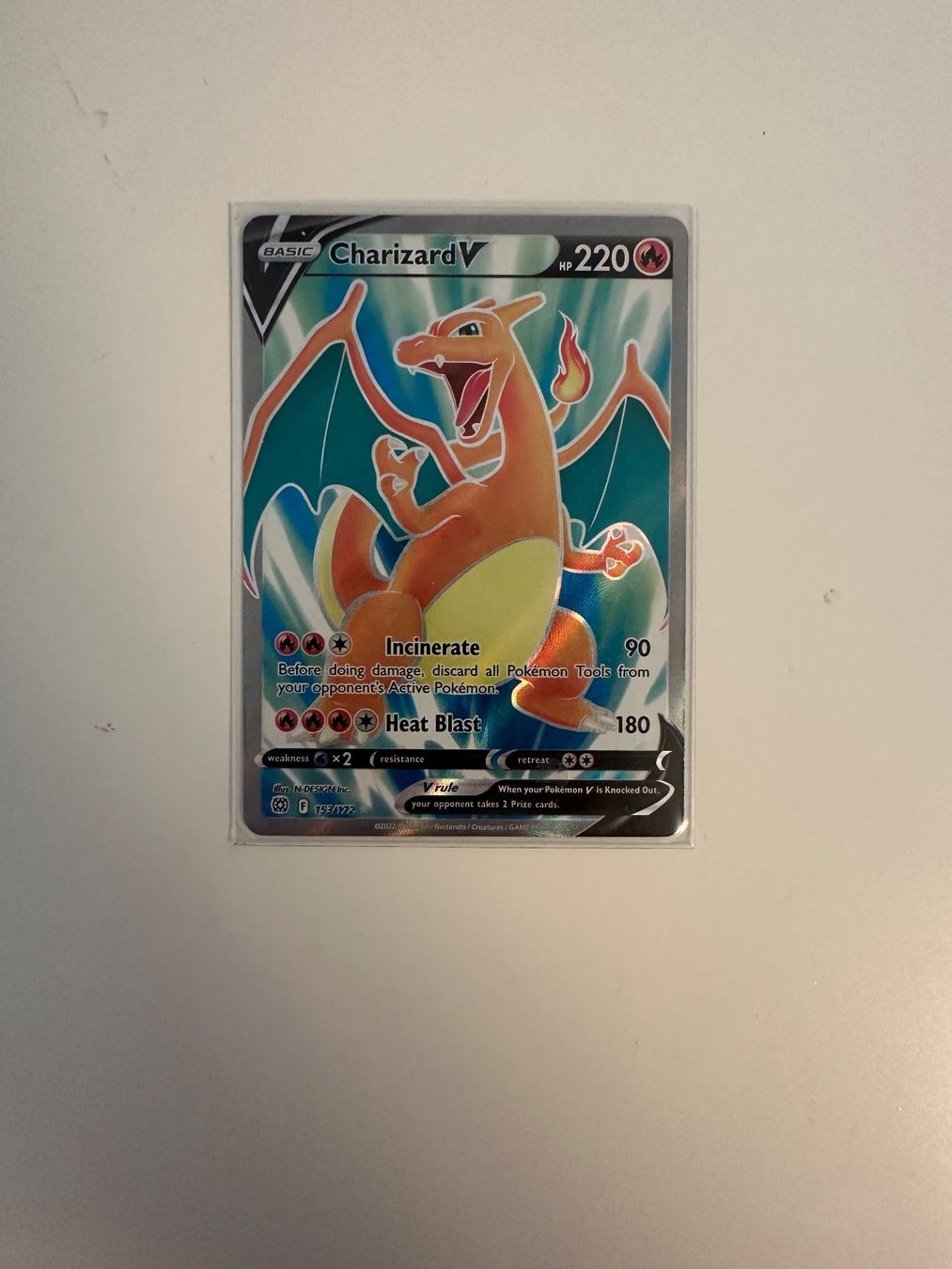 Pokémon Carte collezionabili: Charizard V - EN - 153/172 – Usato da Zürich venduto da Leica9