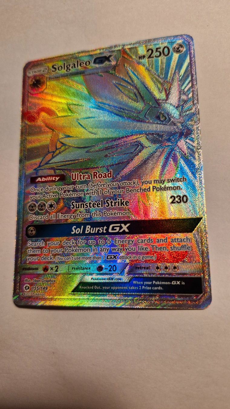 Pokémon Sammelbilder & Trading cards: Solgaleo GX, 155/149 Sun&Moon – Gebraucht aus Kriens von befor83 2
