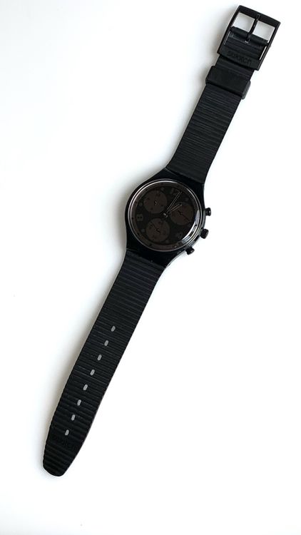 Swatch Irony Chrono Schwarz Vintage Herrenuhr 2