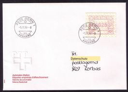 ATM 8A_FDC PORTOGERECHT_offiziell illustriert_Bern 1_SCHÖN !